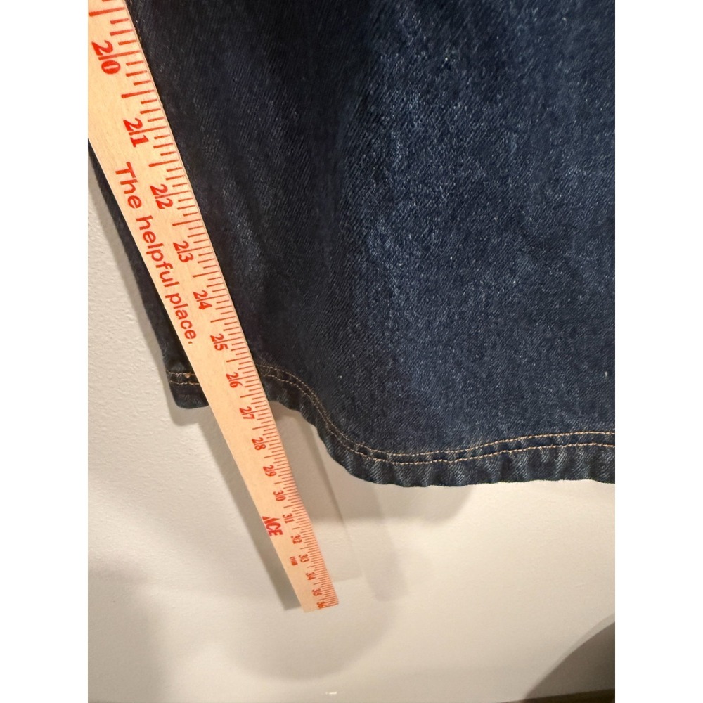 Duluth Trading‎ Co. Straight Jeans Men's 46 X 28 Blue Denim High-Rise Dark Wash - Picture 10 of 11